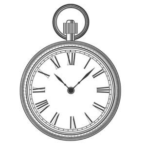 Vintage Stopwatch Sketch